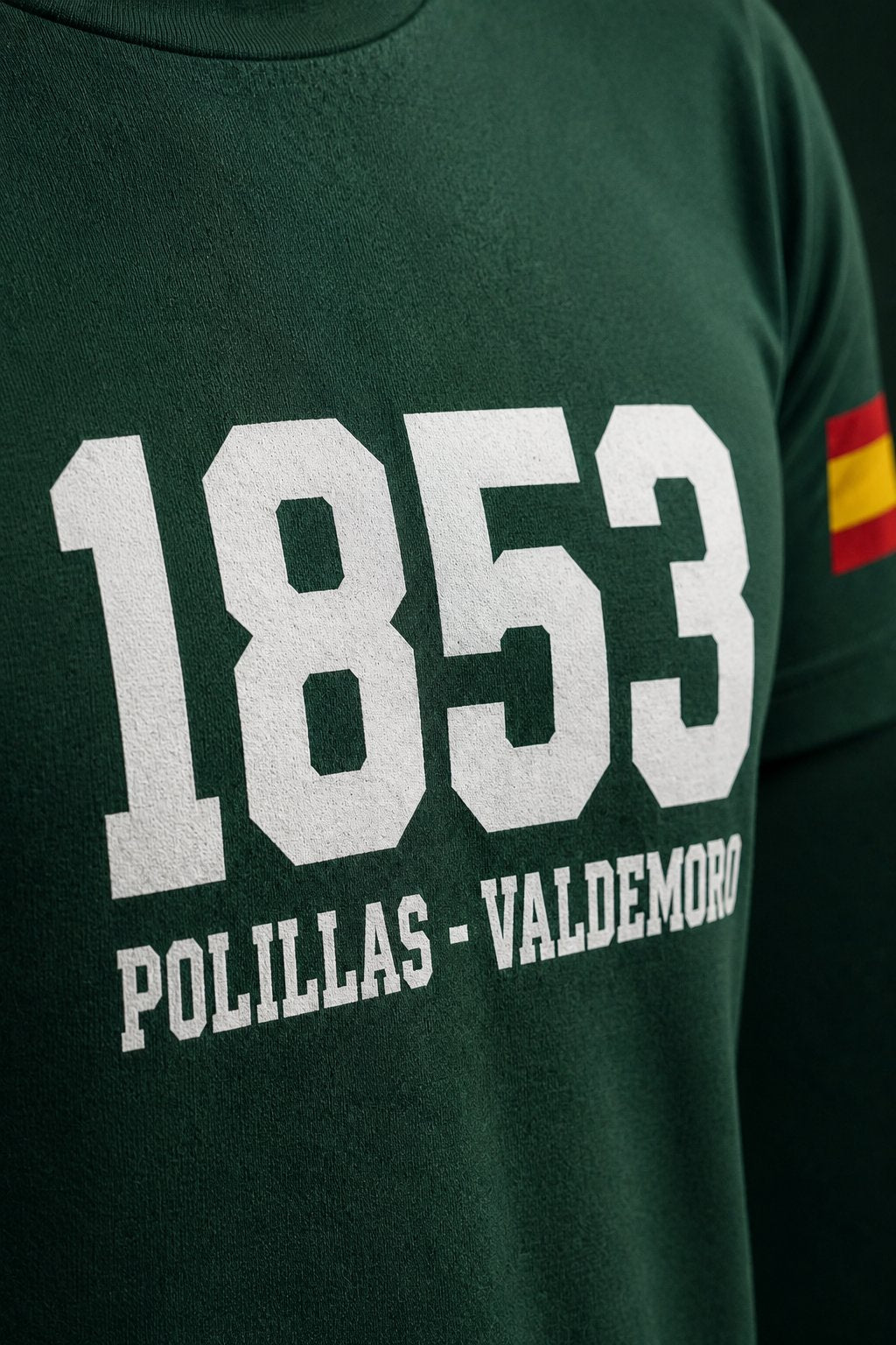 Camiseta Guardia Civil Polillas 1853 Valdemoro – Verde botella