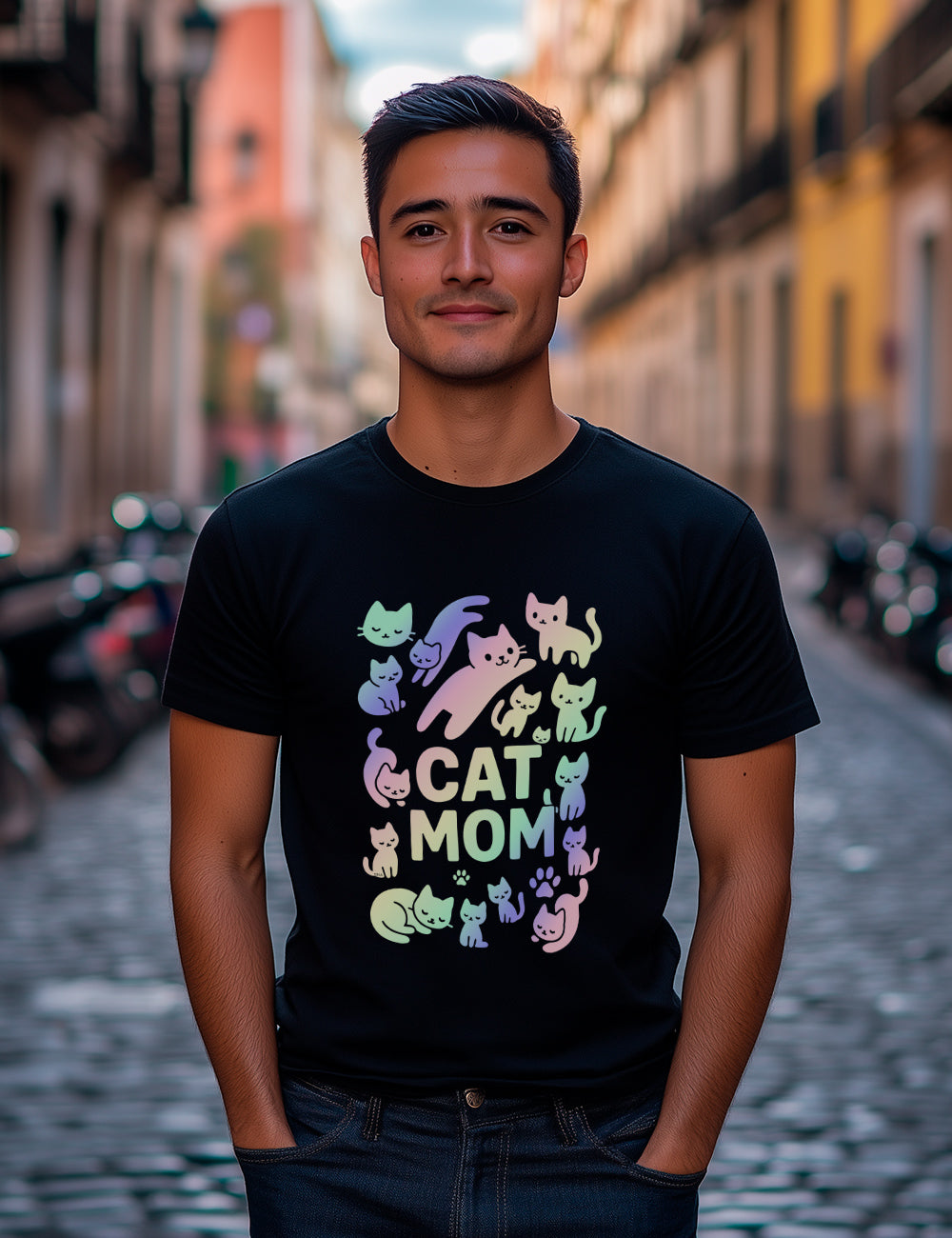 Cat mom
