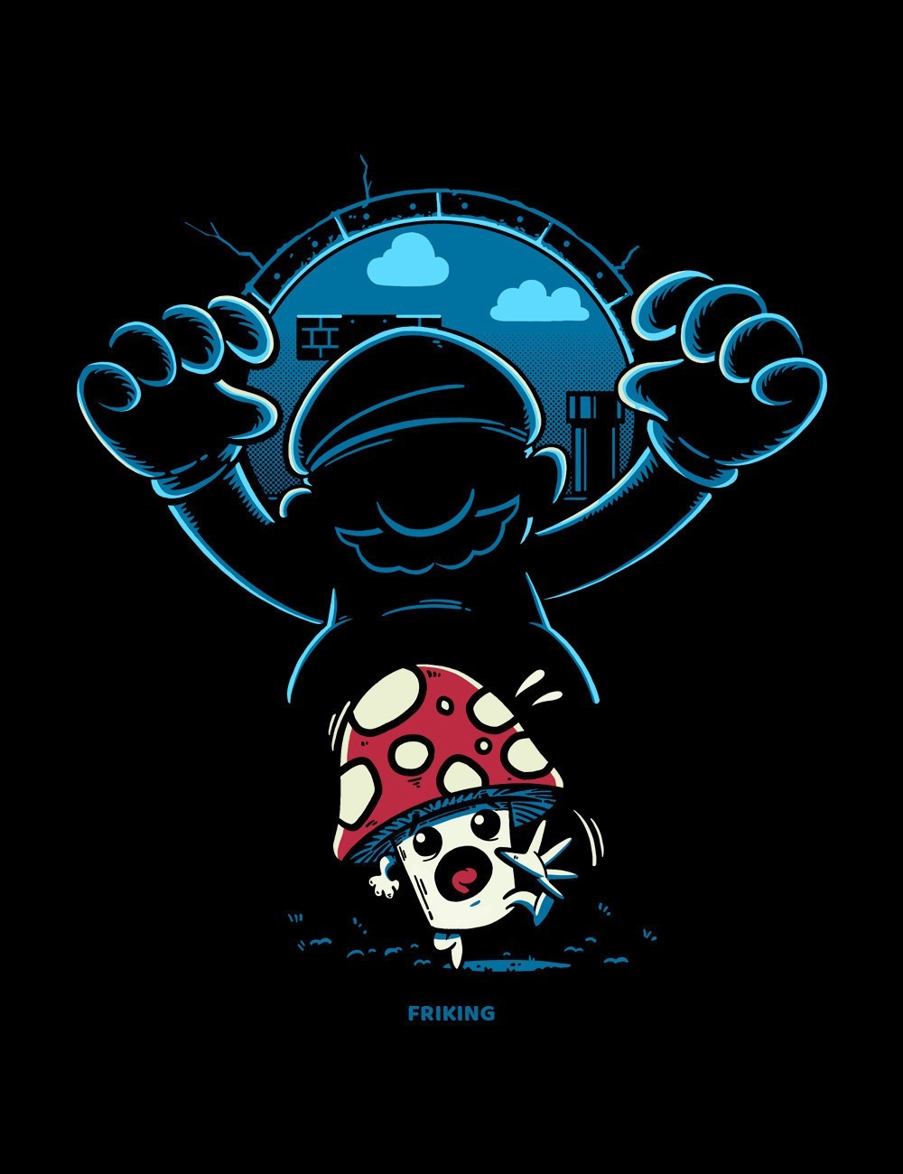 Running Mushroom