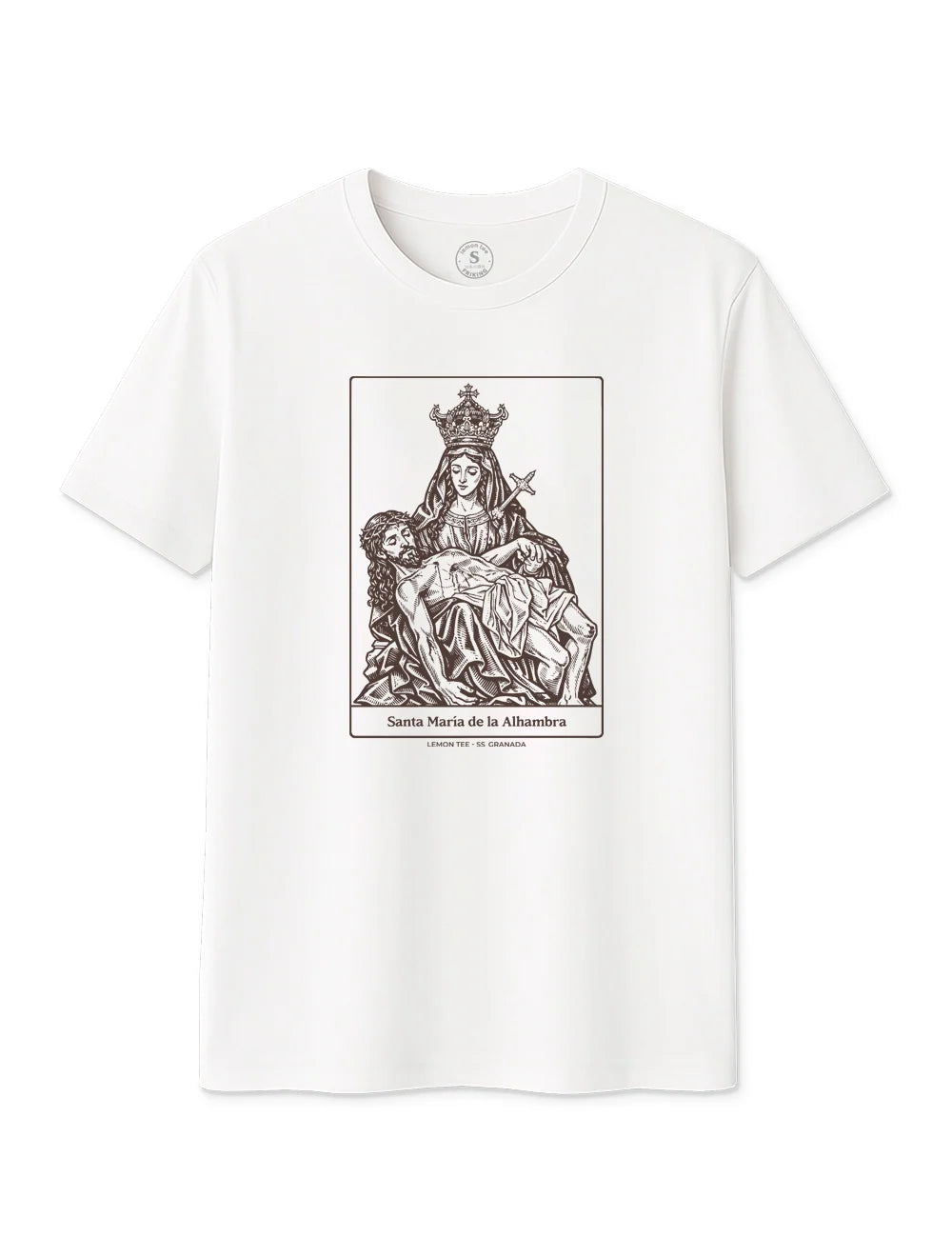 Camiseta SANTA MARIA DE LA ALHAMBRA. Semana Santa de Granada. L1650