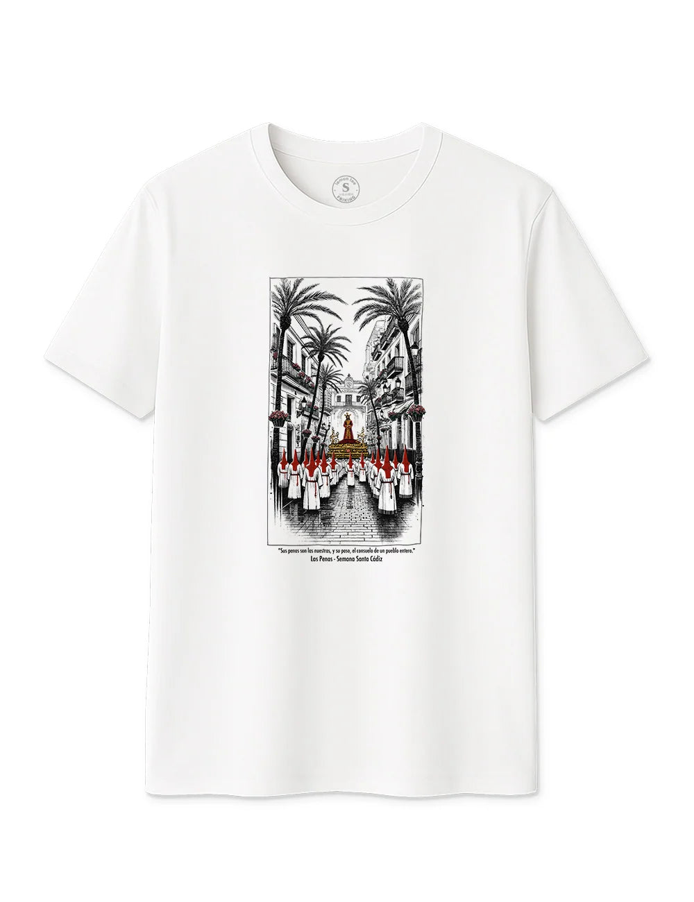 Camiseta Las Penas. Cádiz. L391