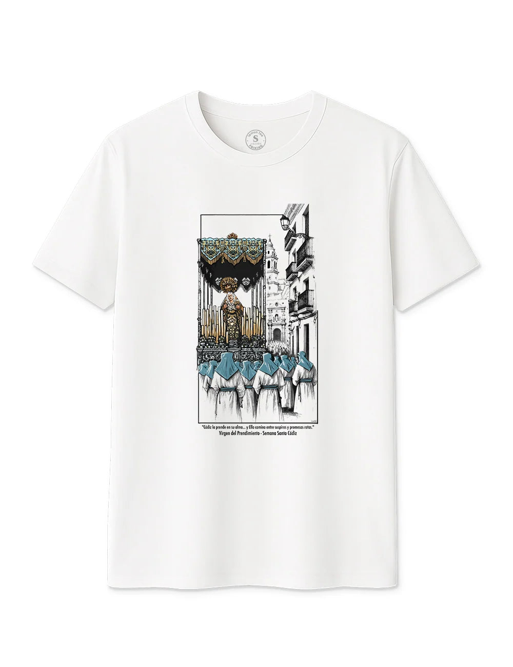 Camiseta Virgen Prendimiento Cádiz. L430