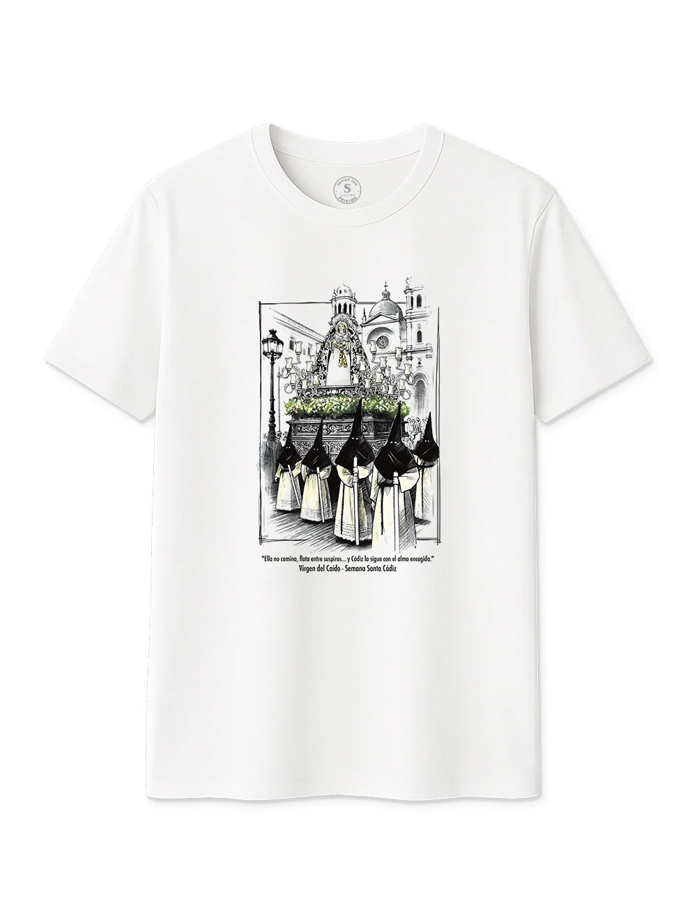Camiseta Virgen del Caído Cádiz. L432
