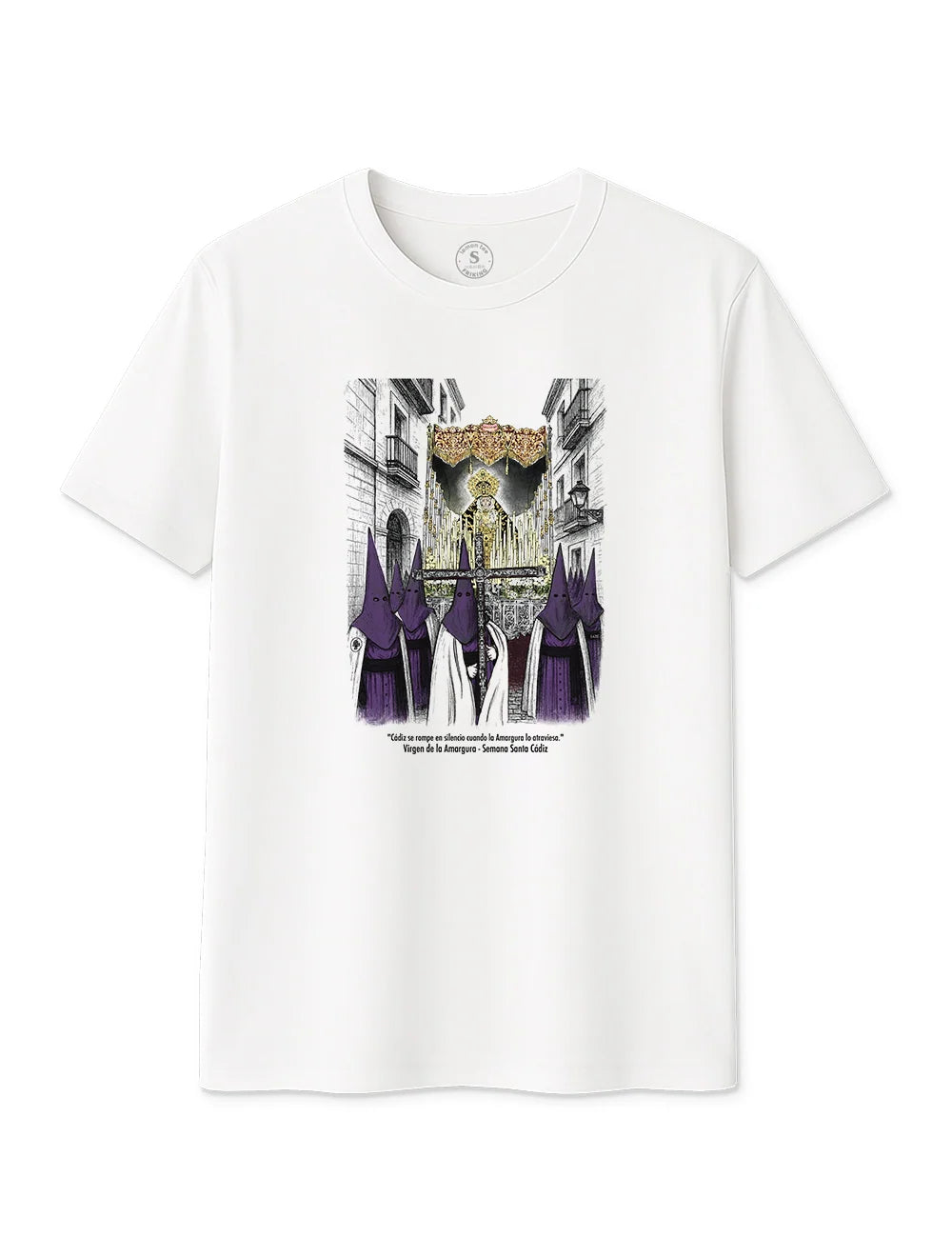 Camiseta Virgen de la Amargura Cádiz. L435