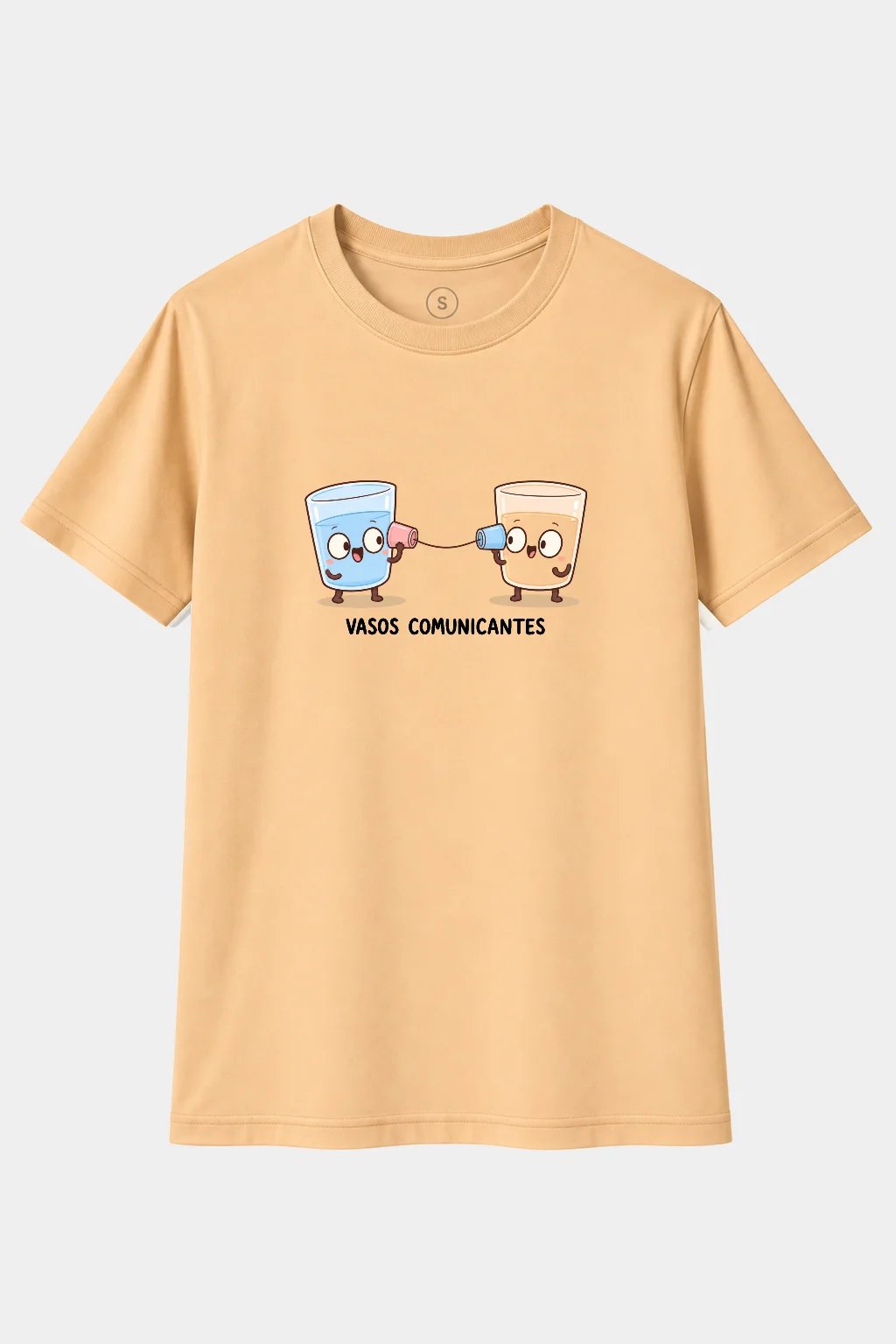 Camiseta Vasos Comunicantes – Diseño Divertido