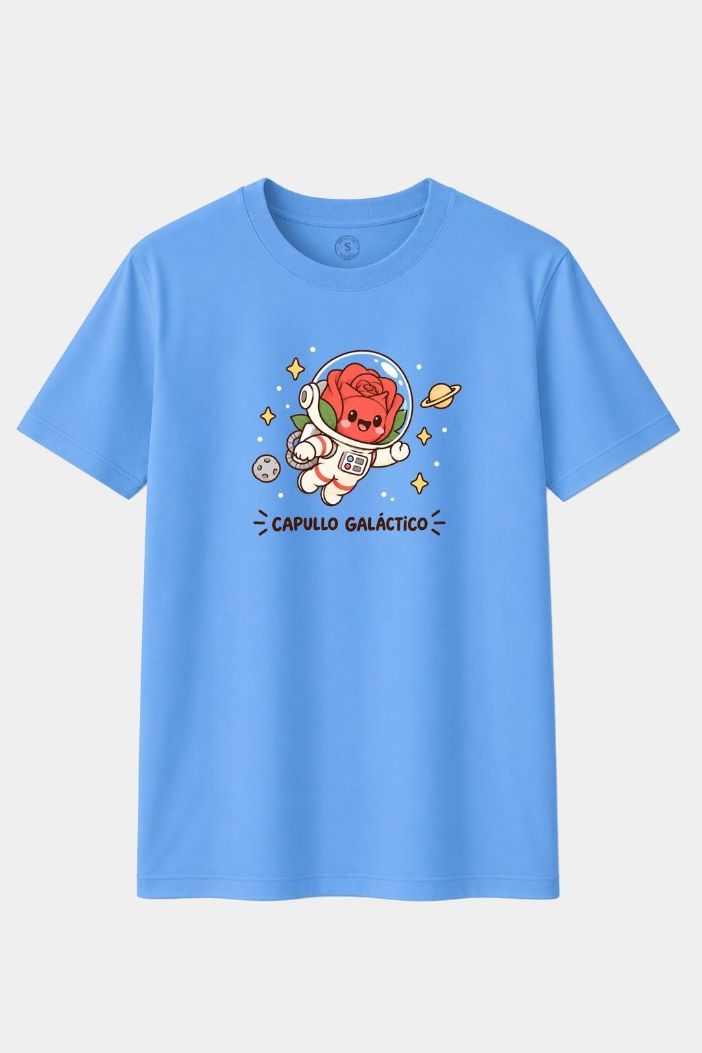 Camiseta Capullo Galáctico – Rosa Astronauta