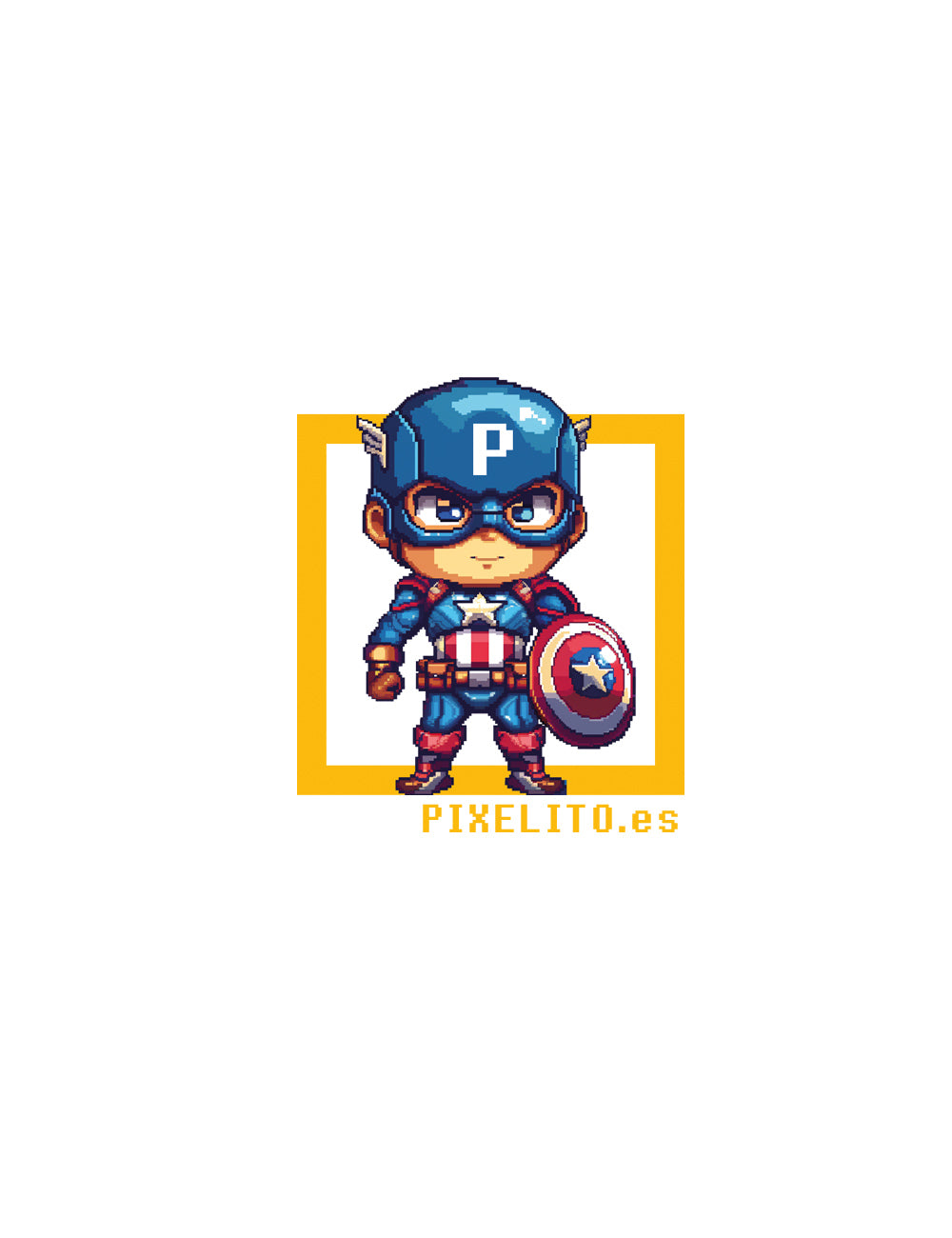 Soldado Patriot Pixelman - 004px