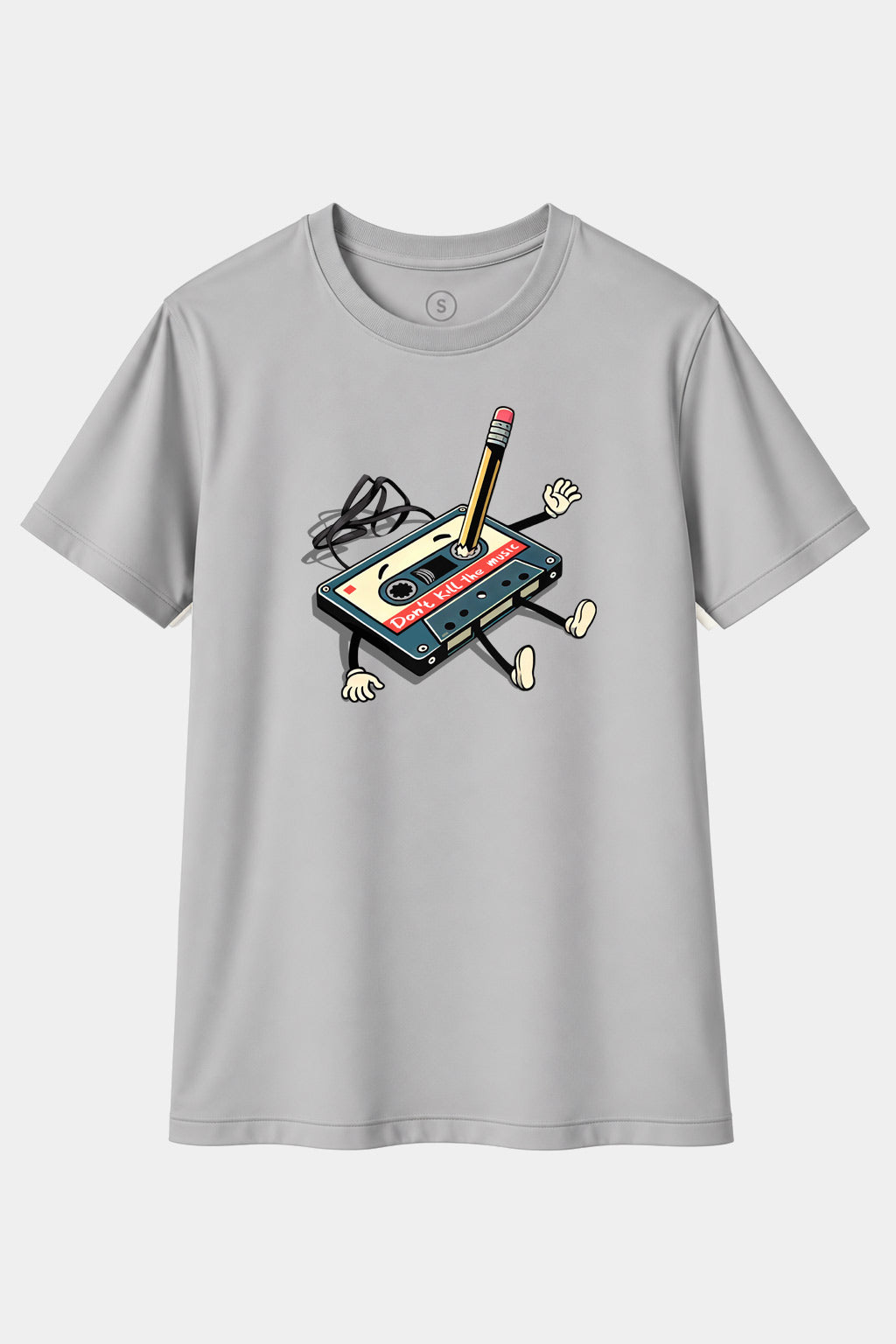 Camiseta Don't Kill the Music – Retro Cassette