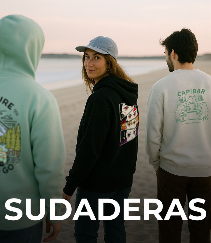 Personas con sudaderas de Friking