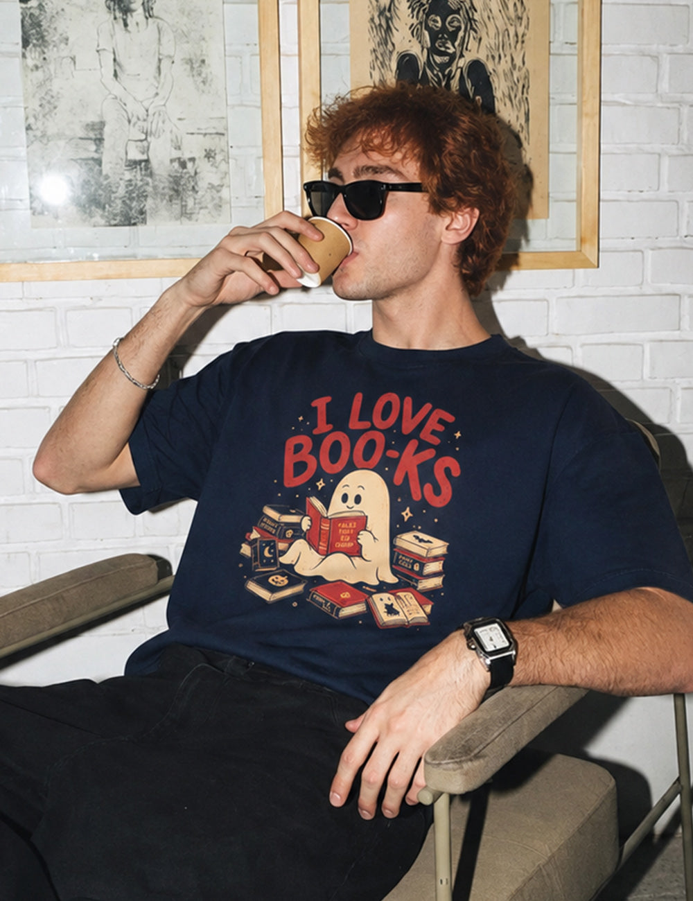 Camiseta I Love Boo-Ks