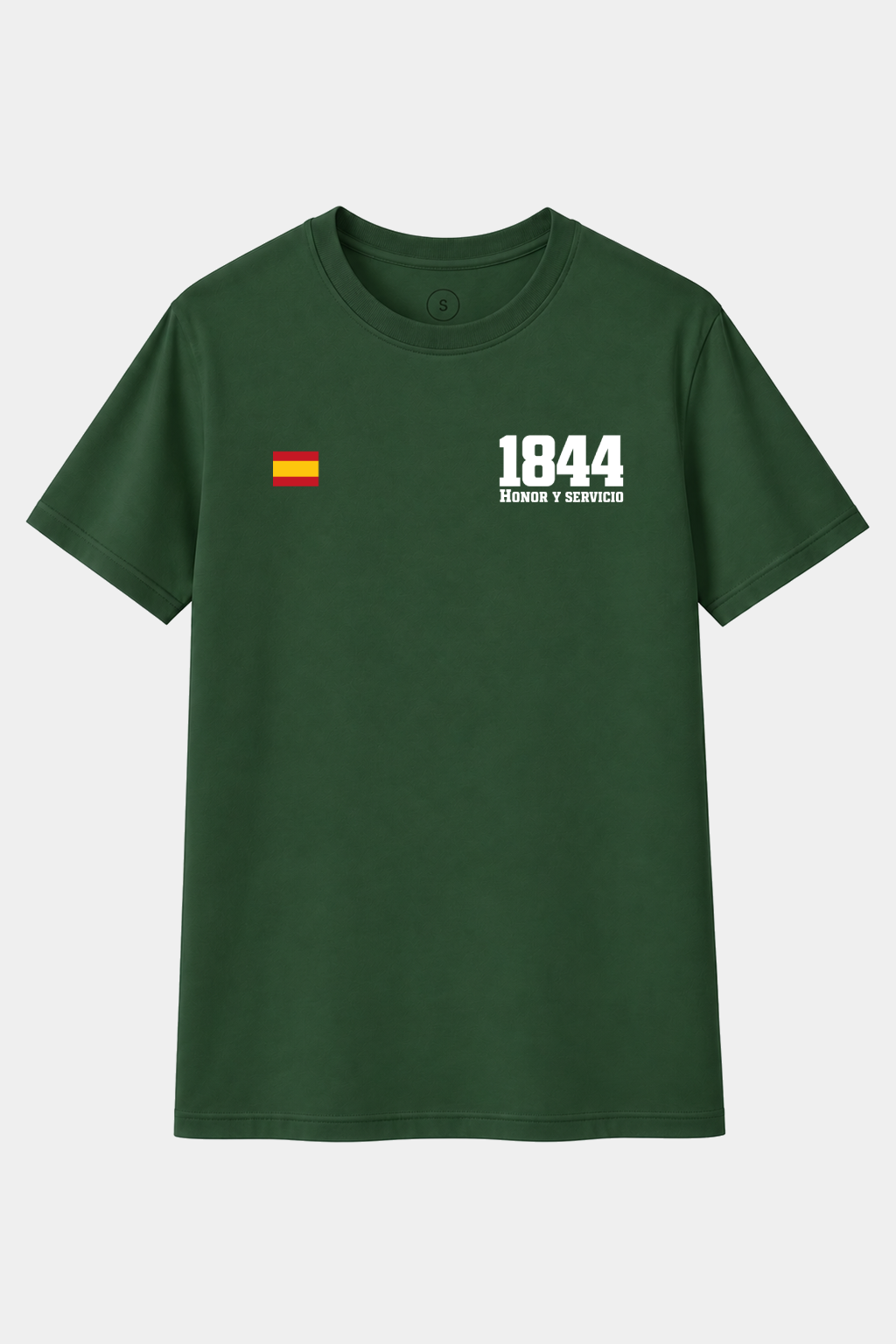 Camiseta Guardia Civil 1844 Honor y  – Verde Botella