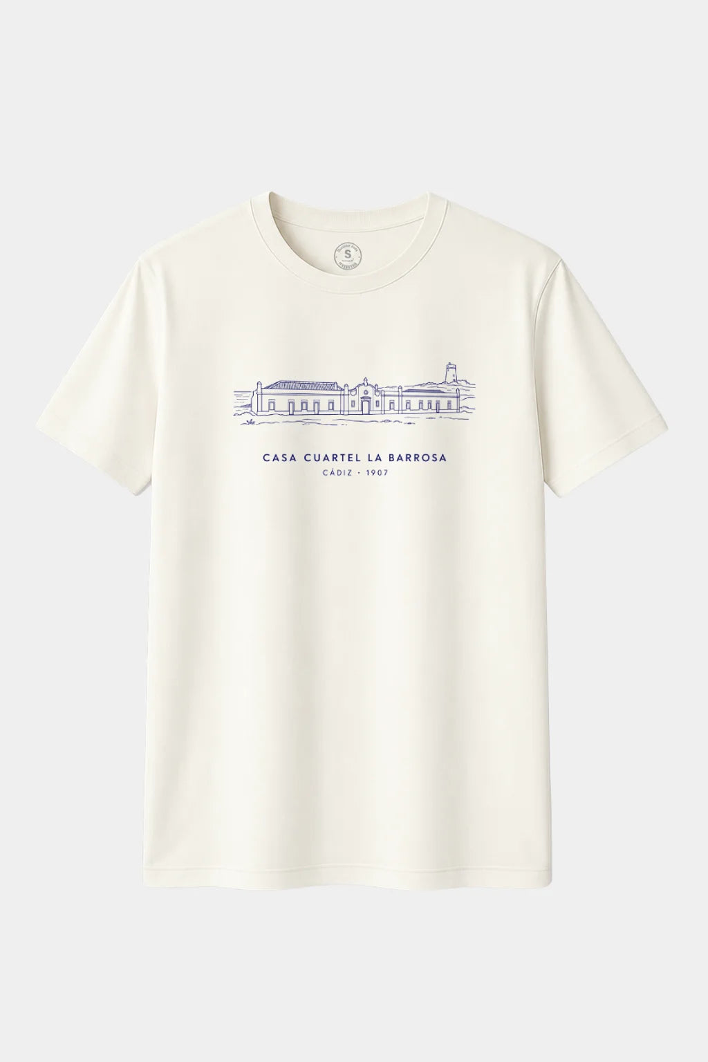 Camiseta Guardia Civil Casa Cuartel La Barrosa Cádiz – Blanco Roto