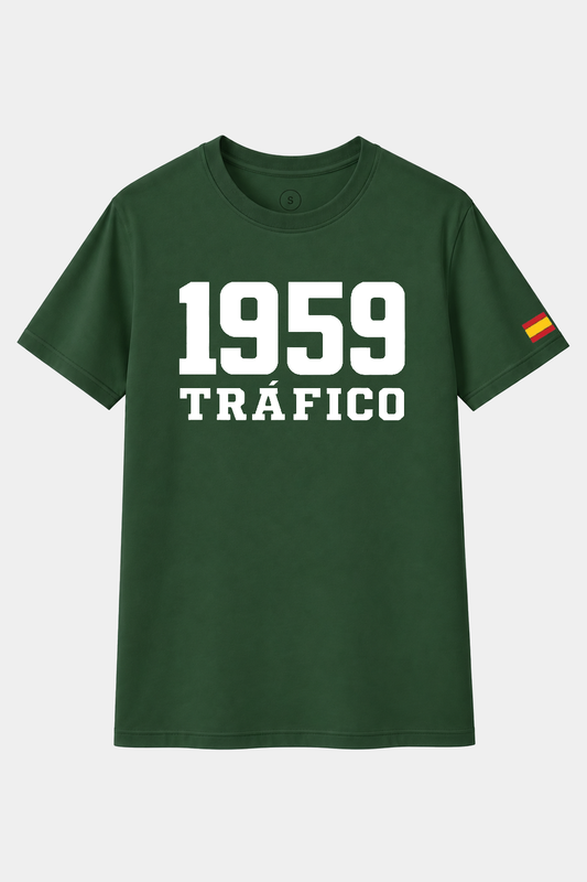 Camiseta Guardia Civil Tráfico 1959 – Verde botella