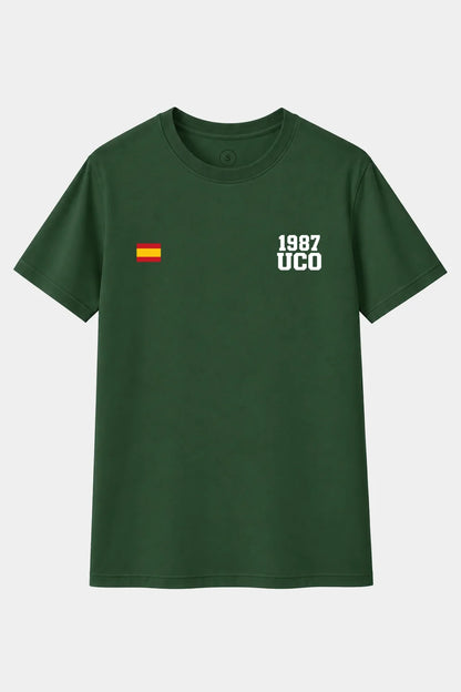 Camiseta UCO Guardia Civil 1987 Minimal– Verde botella