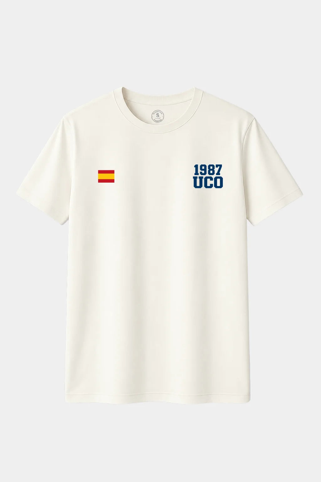 Camiseta UCO Guardia Civil 1987 Minimal – Blanco roto