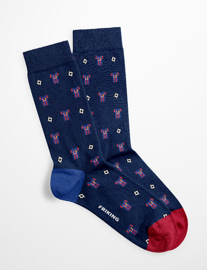 Calcetines Friking - Equipo Rojo y Azul 41-45