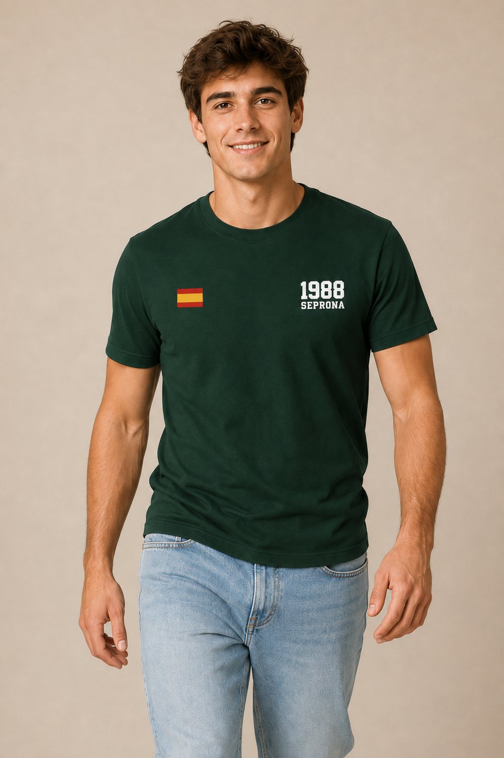 Camiseta SEPRONA Guardia Civil 1988 Minimal – Verde botella