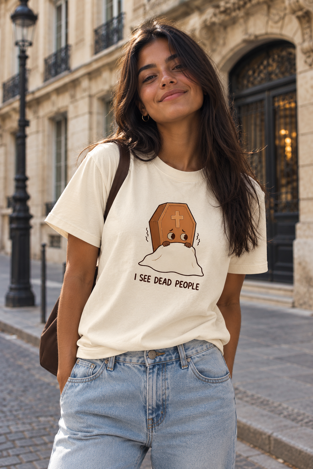 Camiseta I See Dead People – Ataúd Fantasma