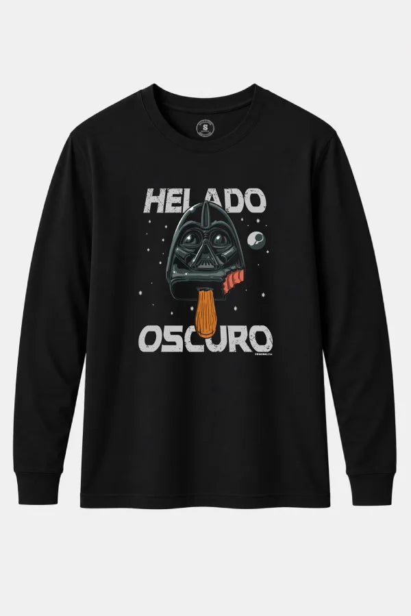 Camiseta manga larga Helado Oscuro