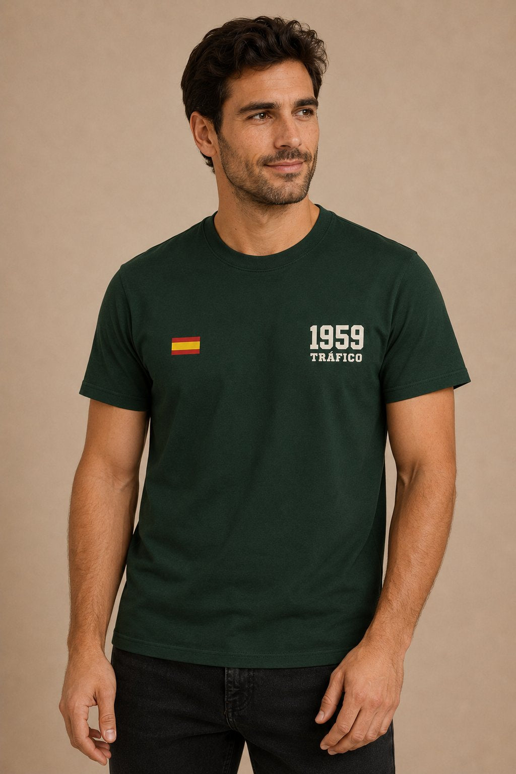 Camiseta Guardia Civil Tráfico 1959 – Verde Botella