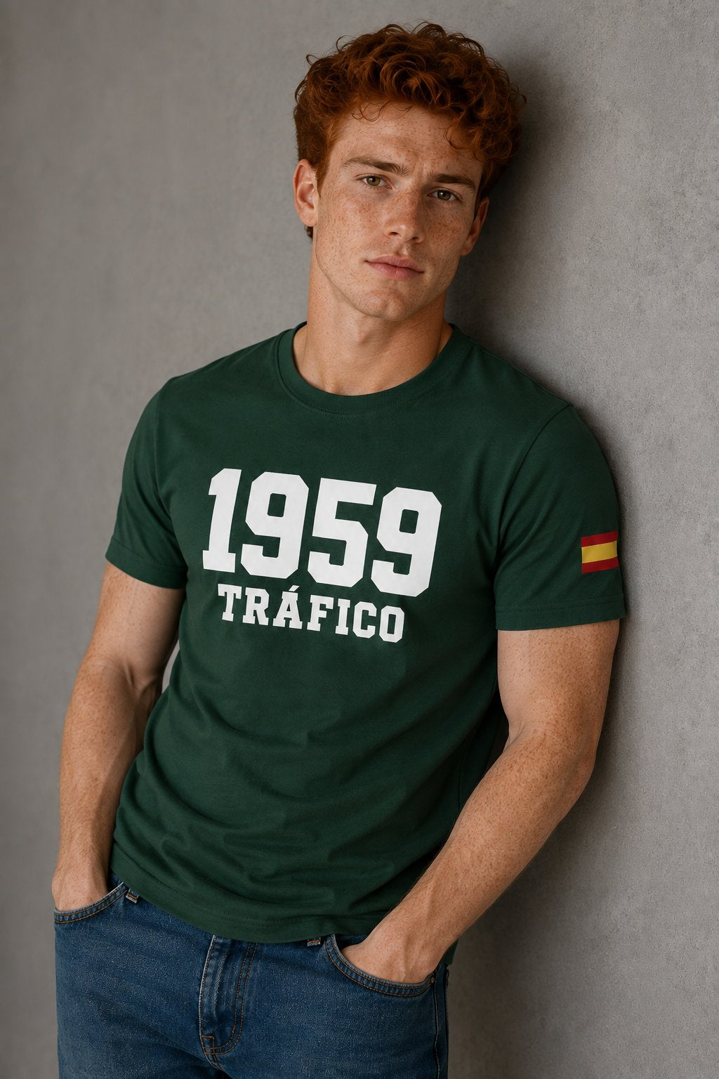 Camiseta Guardia Civil Tráfico 1959 – Verde botella