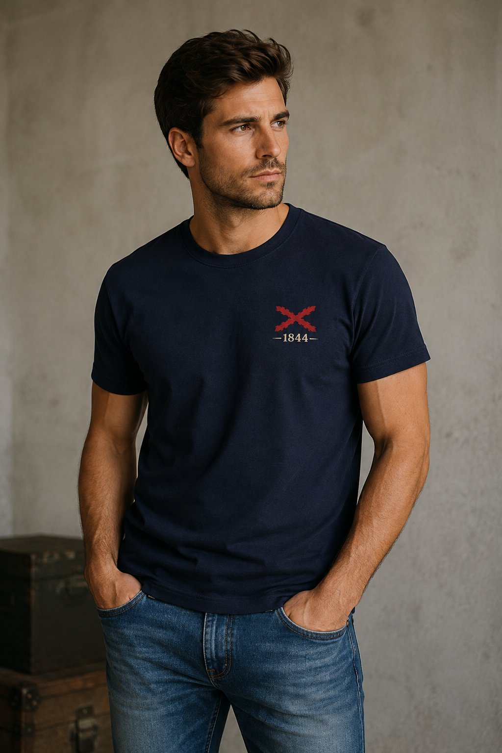 Camiseta Guardia Civil 1844 Cruz de Borgoña – Navy