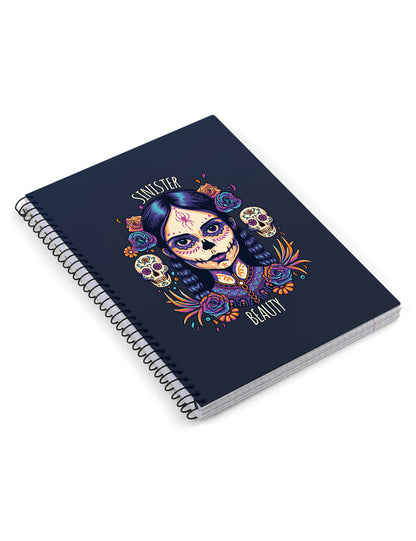 Notebook de beleza sinistra