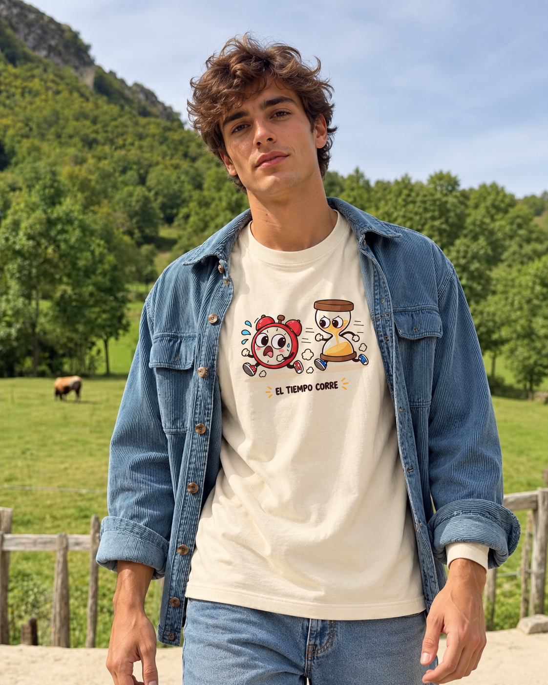 Camiseta El tiempo corre