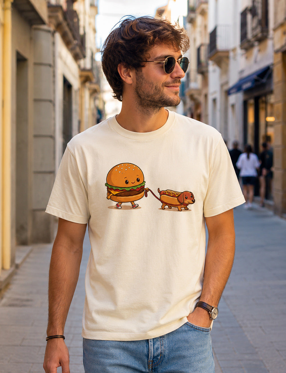 Walking the hot dog