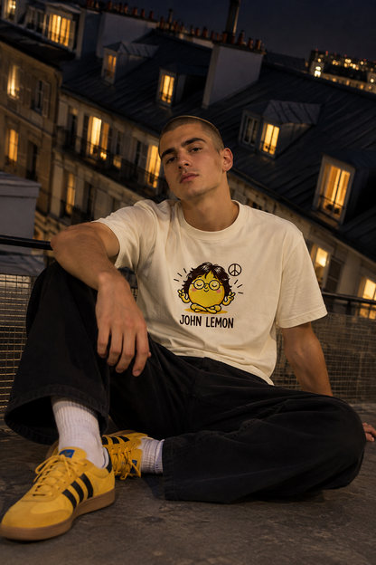 Camiseta John Lemon – Diseño de Limón Rockero