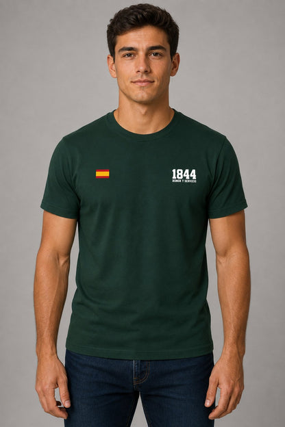 Camiseta Guardia Civil 1844 Honor y  – Verde Botella