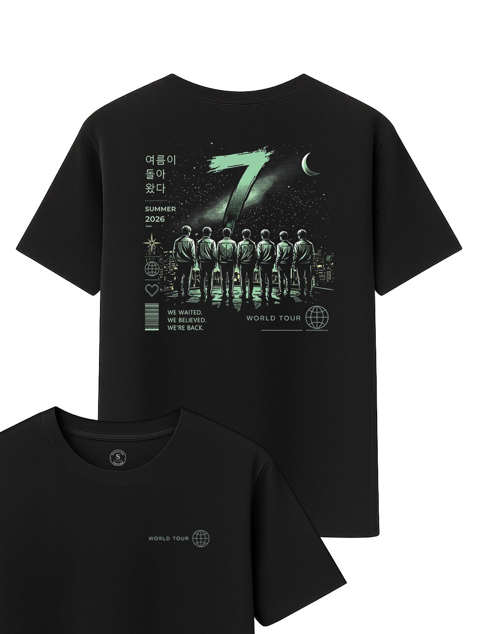 7 world tour - 918A (Tallas 4xl y 5XL)