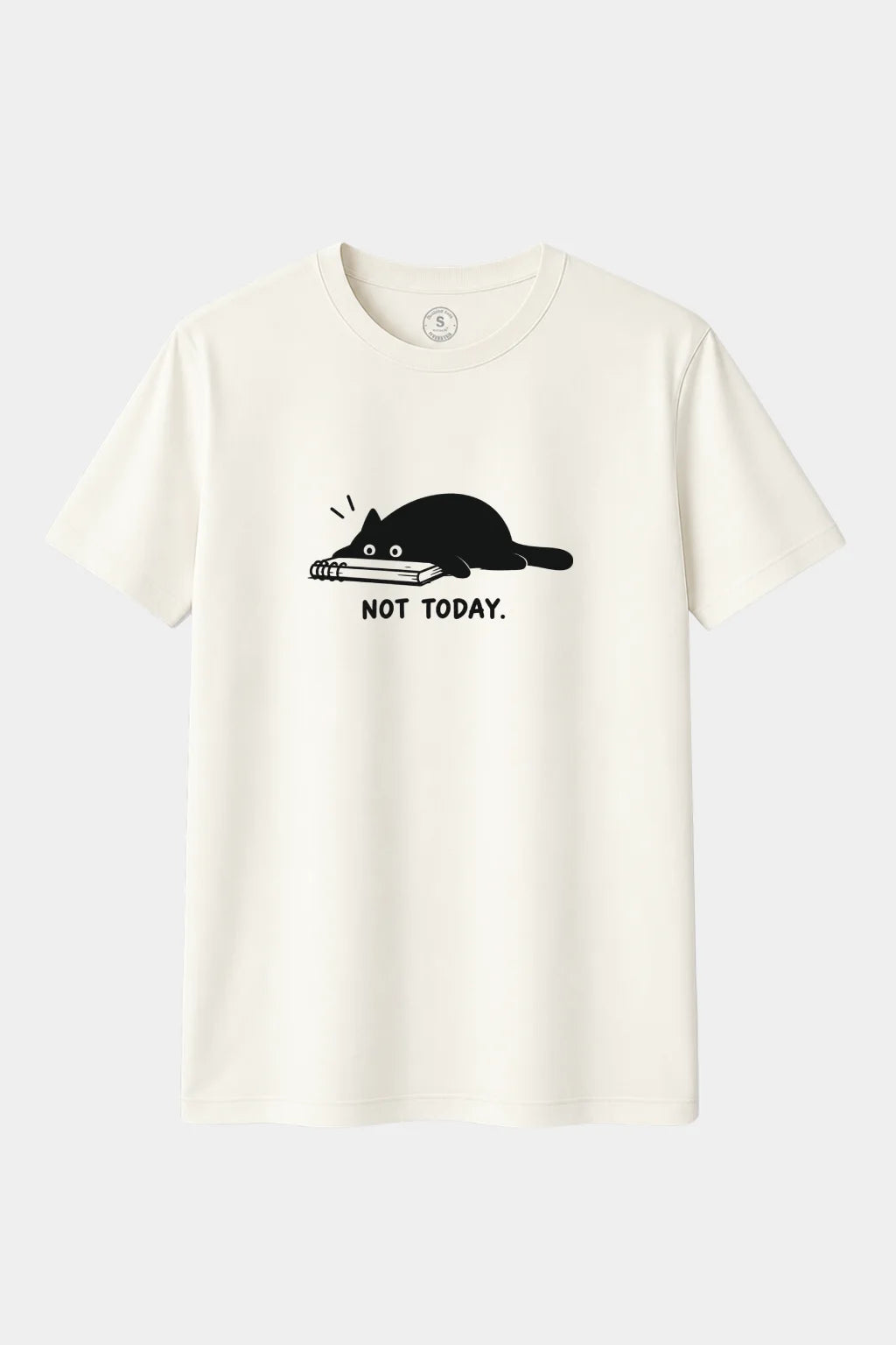 Camiseta Not Today – Gato Perezoso con Humor