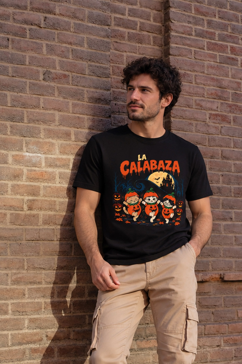 Camiseta La Calabaza – Halloween Cats