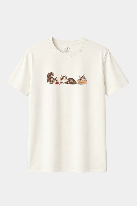 Camiseta Gatos Bosque de Noruega