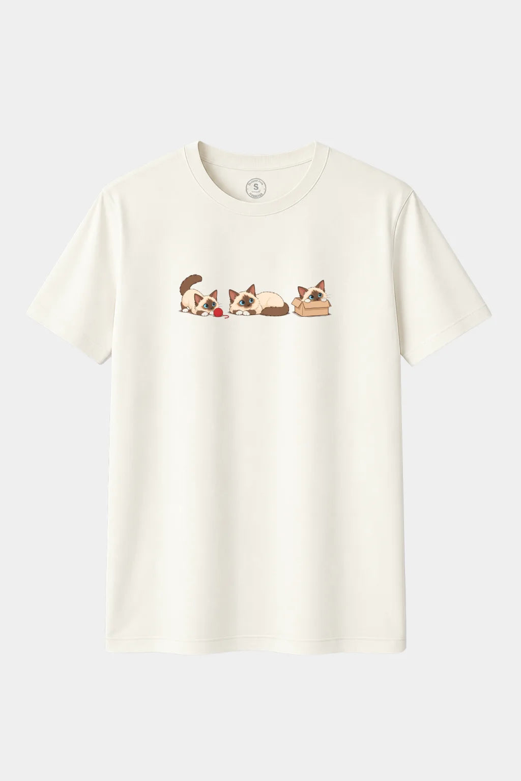 Camiseta Gatos Sagrado de Birmania