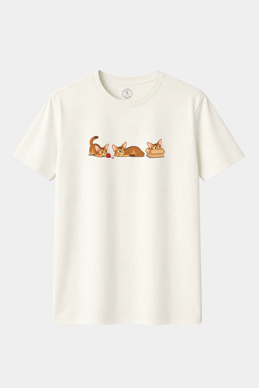 Camiseta Gatos Abisino