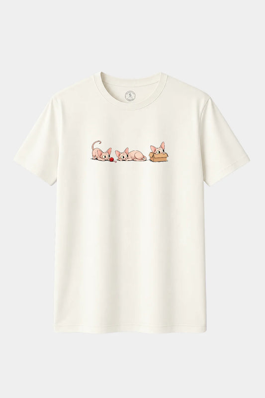 Camiseta Gatos Sphynx