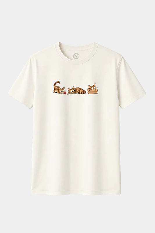 Camiseta Gatos Bengalí