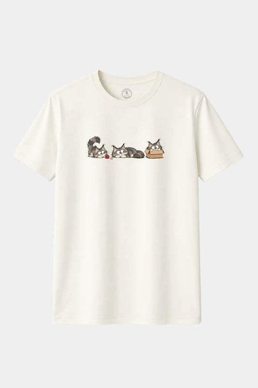 Camiseta Gatos Maine Coon