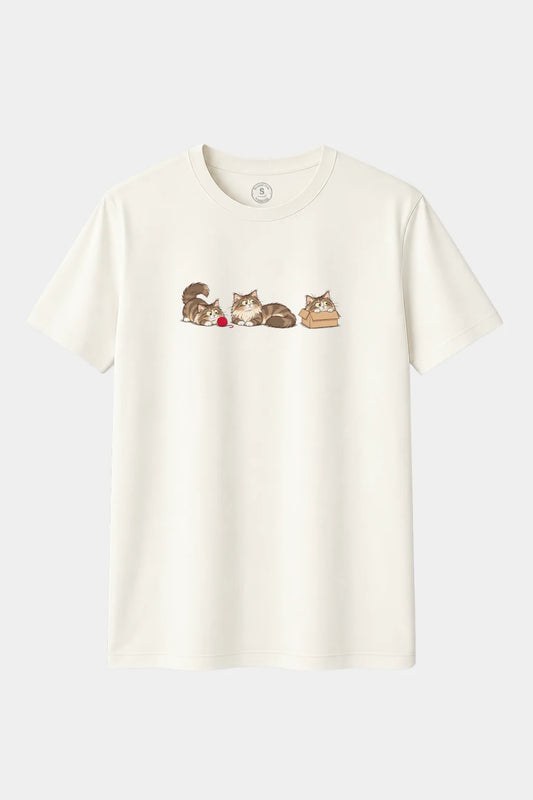 Camiseta Gatos Siberianos