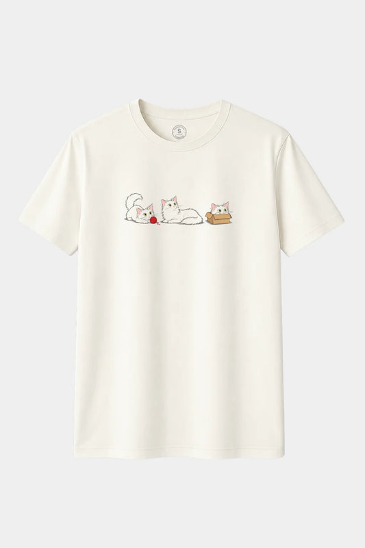 Camiseta Gatos Angora Turco