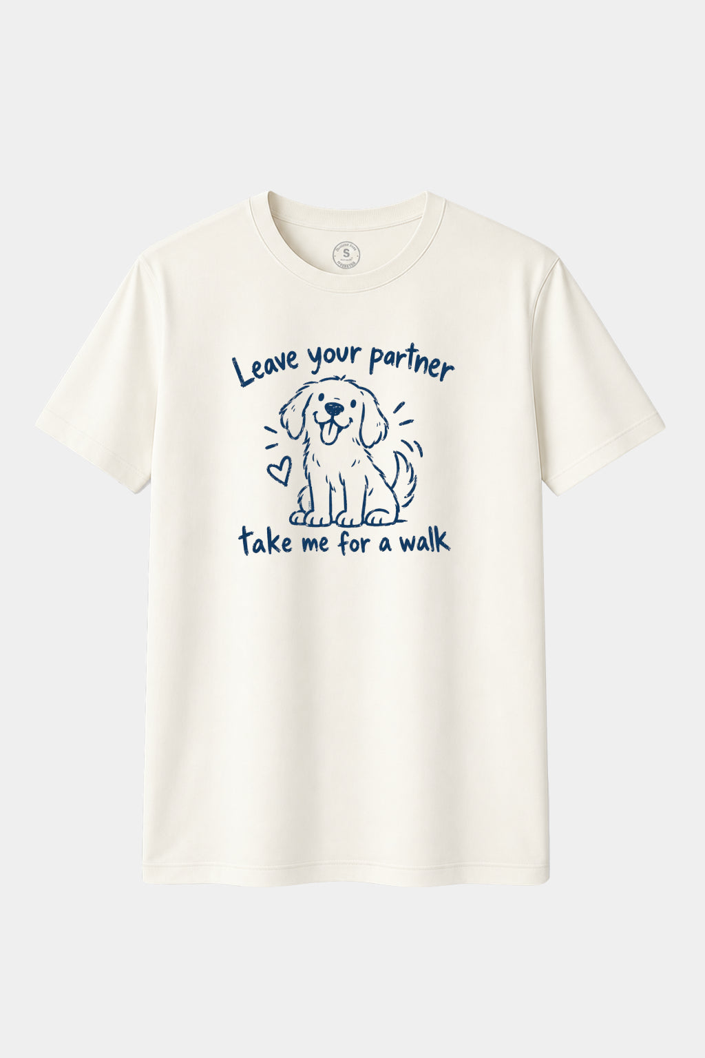 Camiseta Leave Your Partner – Perro con Humor