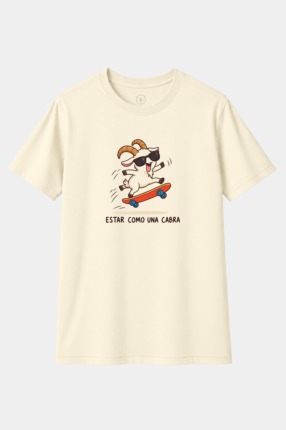 Camiseta Estar Como una Cabra – Humor y Frases Divertidas
