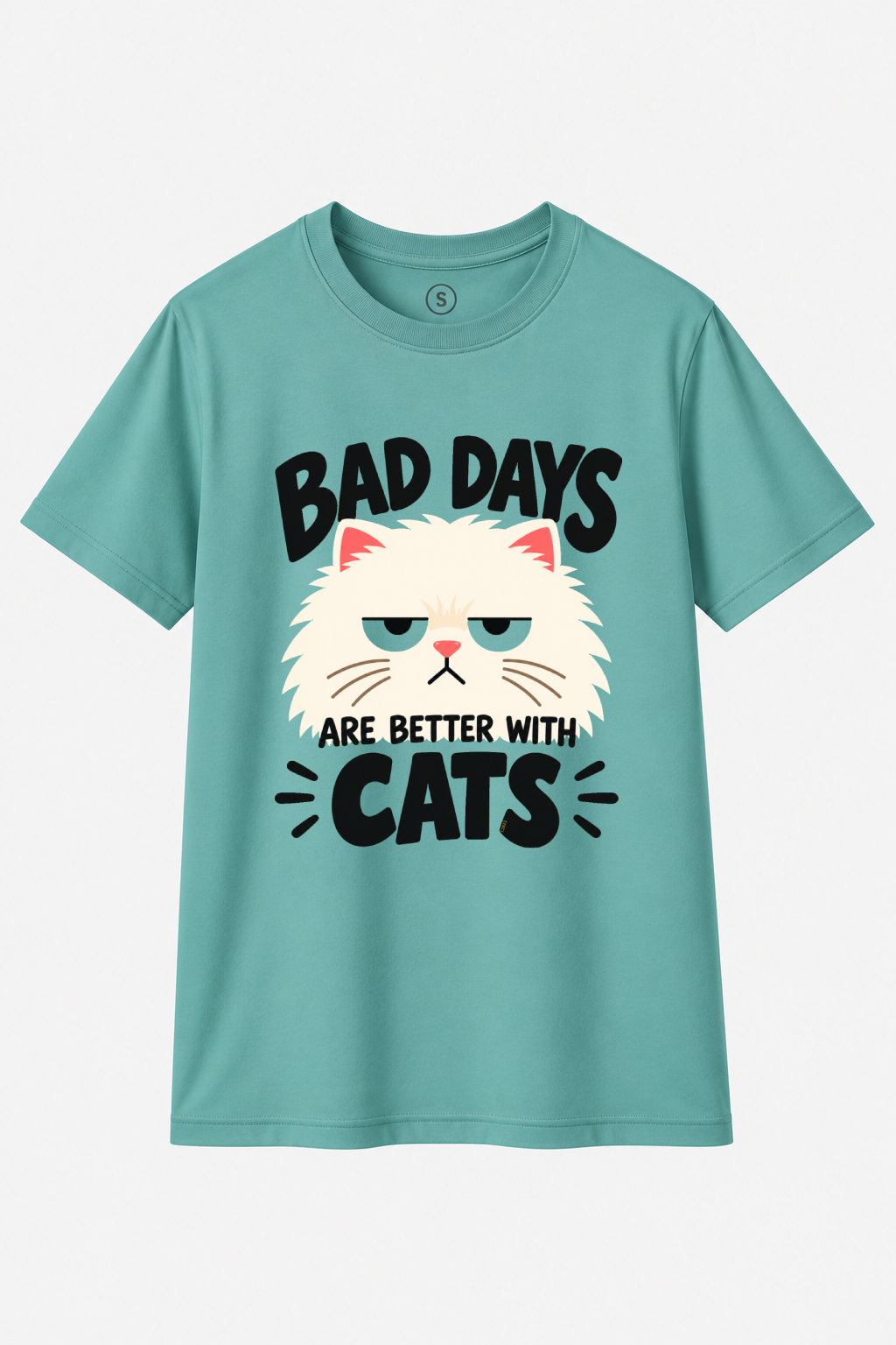 Camiseta Bad Days Are Better With Cats – Gato Persa