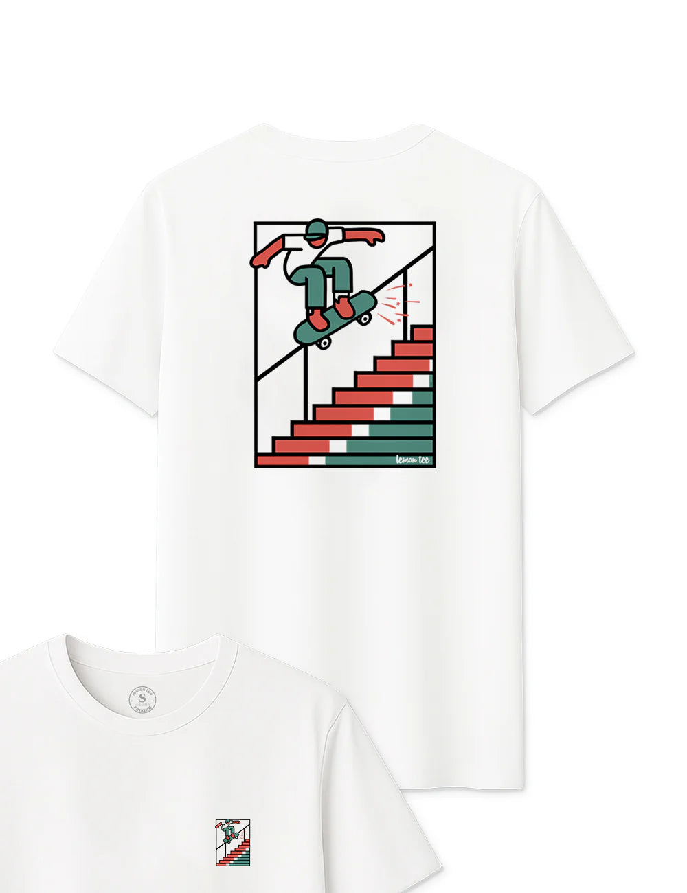 Grid Lemon Tee