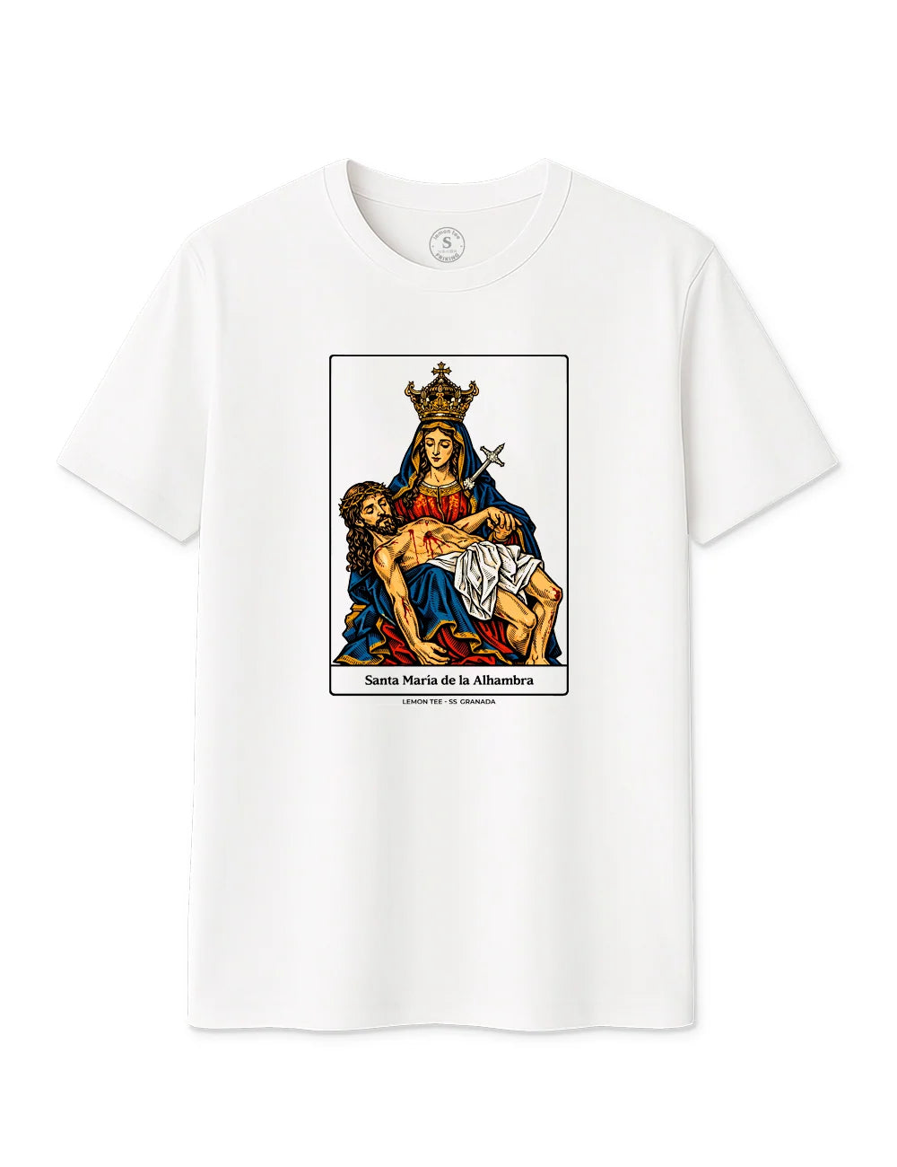 Camiseta SANTA MARIA DE LA ALHAMBRA. Semana Santa de Granada. L1649