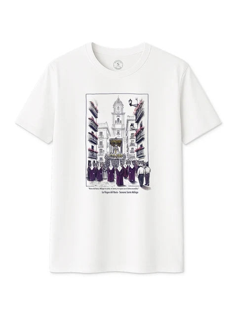 Camiseta Virgen del Rocío. Málaga. L371