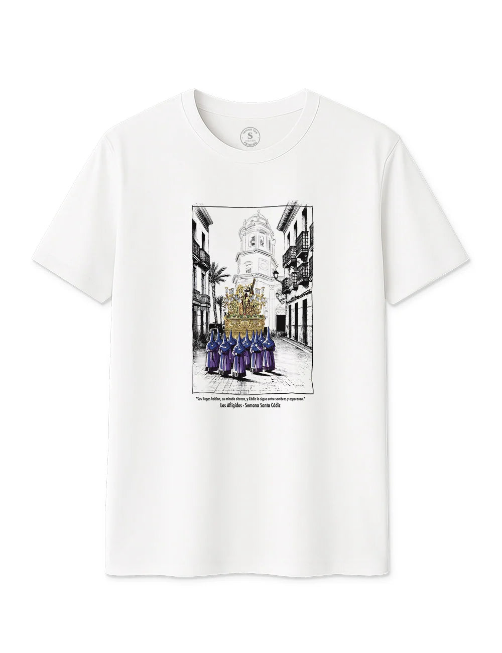 Camiseta Los Afligidos. Cádiz. L388