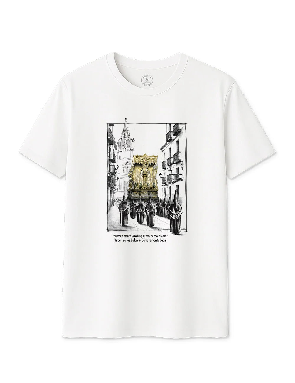 Camiseta Virgen de los Dolores. Cádiz. L390
